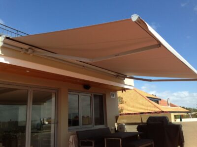 HELIOSHADE Fabric Cassette Folding Arm Awnings