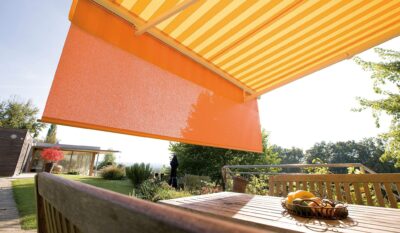 HELIOSHADE Fabric Cassette Folding Arm Awnings