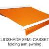 HELIOSHADE Fabric Cassette Folding Arm Awnings